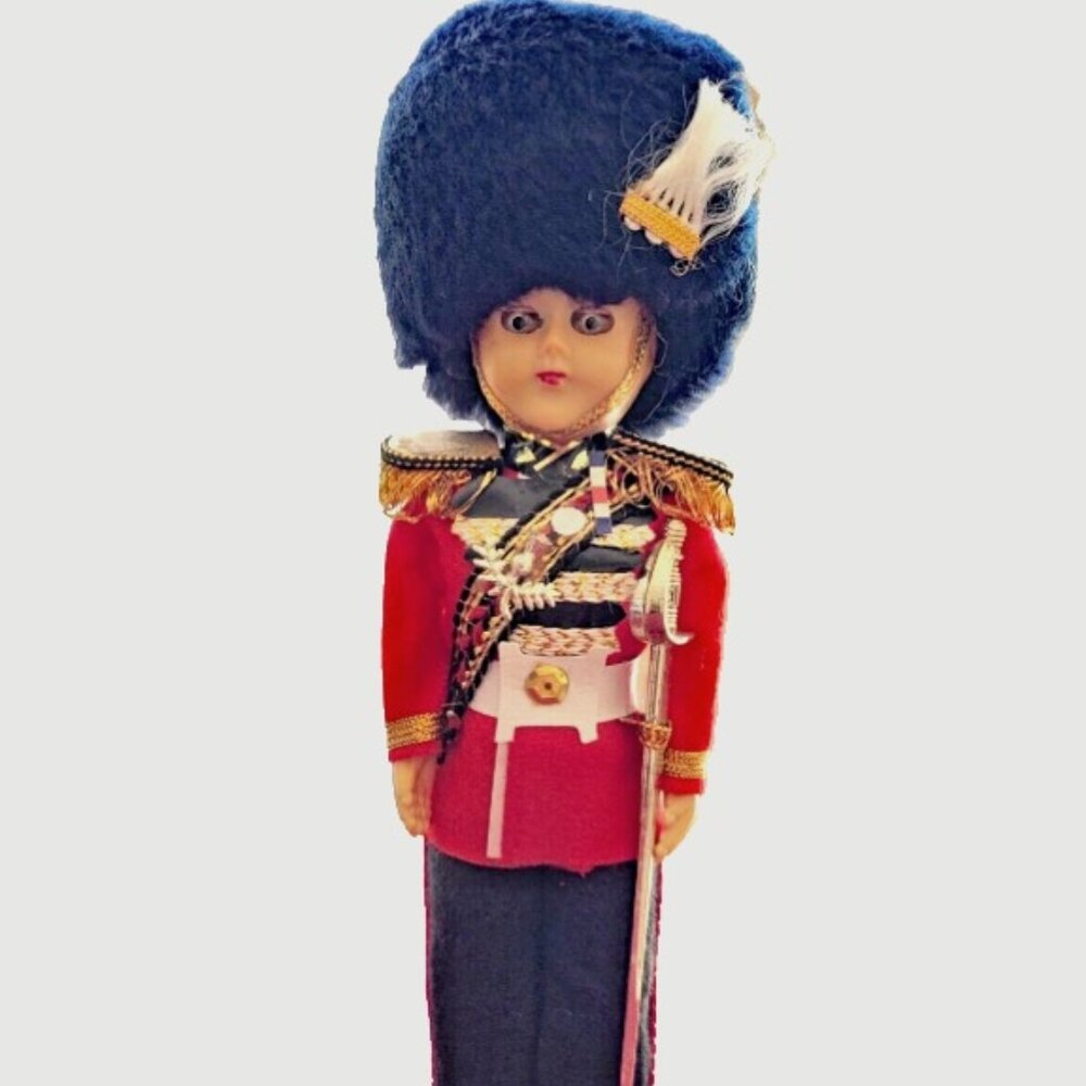 Doll, British Soldier, Collectable.  Closes eyes. Free doll with purchase